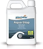 Piscimar PM-660 Aqua-Stop | Sellador de Fugas para Piscinas | Sella Grietas, poros y tuberías sin vaciar | Actúa en Agua | 1 L