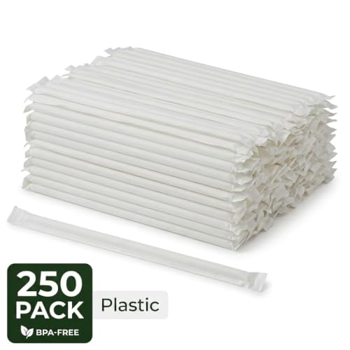 Pitillos plásticos descartables jumbo 7.75 pulg x2000 unidades miniatura 3