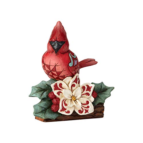 Enesco Jim Shore Heartwood Creek Winter Wonderland Cardinal Figurine, 5.51"