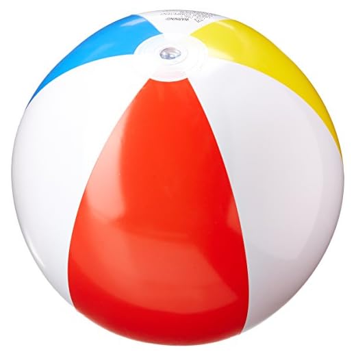 Intex FBA_59020Ep 3 Pack Glossy Panel Colorful Beach Ball Inflatable Pool, 20"