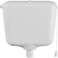 Caixa de Descarga Elevada Branca com Volume Regulável de 6,8L a 9L Astra