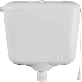 Caixa de Descarga Elevada Branca com Volume Regulável de 6,8L a 9L Astra