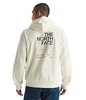 The North Face Men's Evolution Half Dome MTN Hoodie—Graphic Hoodie, White Dune, US Medium
