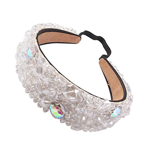 Bandeau en cristal pour mariage et soirées romantiques