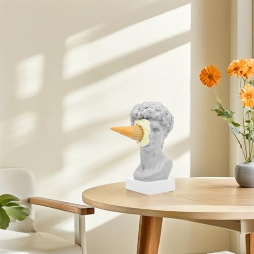 Escultura Decorativa David Helado Roto miniatura 7