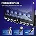 Wireless Apple CarPlay Single Din Car Stereo Bluetooth 7 Inch Touch Screen Android Auto with Bluetooth FM 7 Color Lights EQ Oline Video for Truck & Jeep