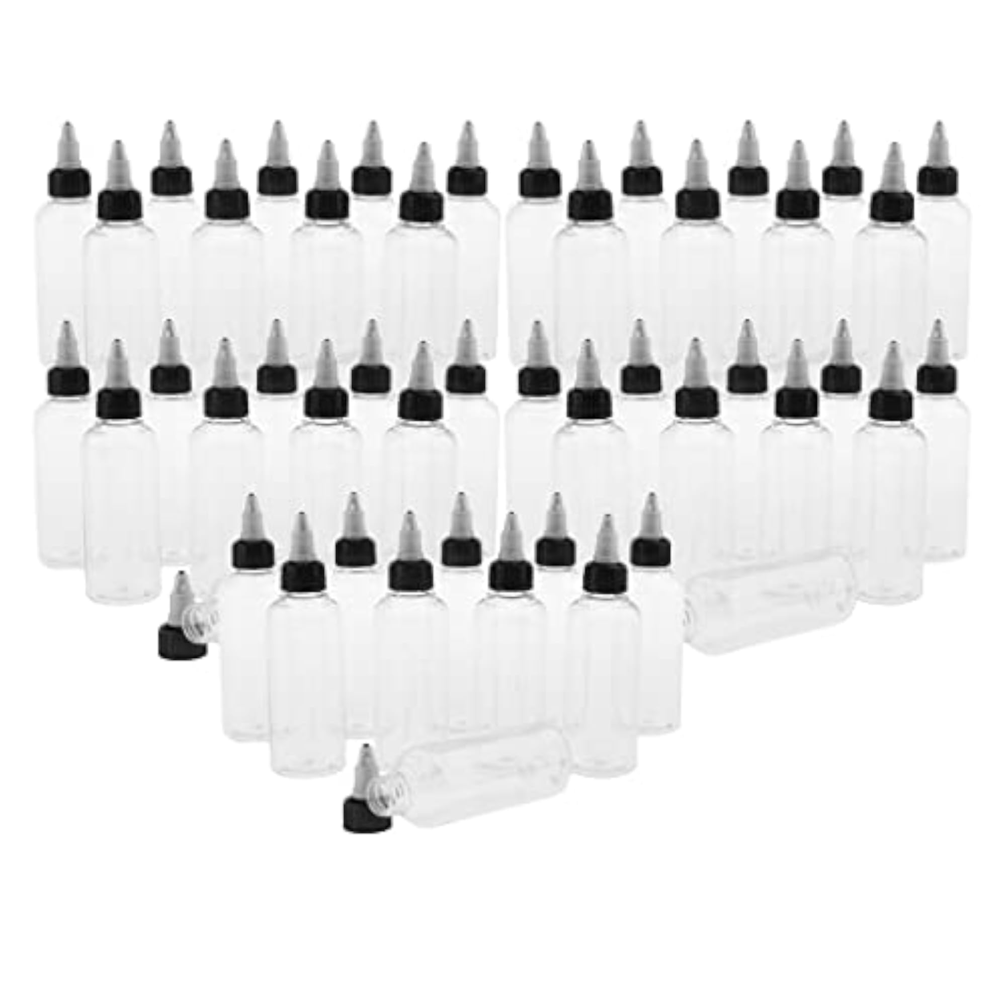 50pcs 100ml Empty ABS Squeeze Bottle