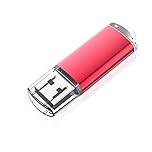KOOTION 32 GB USB 2.0 Flash Drive Thumb Drive Memory Stick Pen Drive with LED Indicator, Red