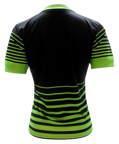 ARZA Sports Women’s Mexico‑Inspired Fan Jersey – Slim Fit Short Sleeve V‑Neck Shirt in Green/White