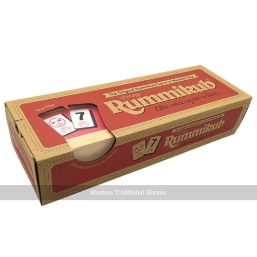 Rummikub Vintage AB Gee en caja roja para tardes de juegos de mesa en familia