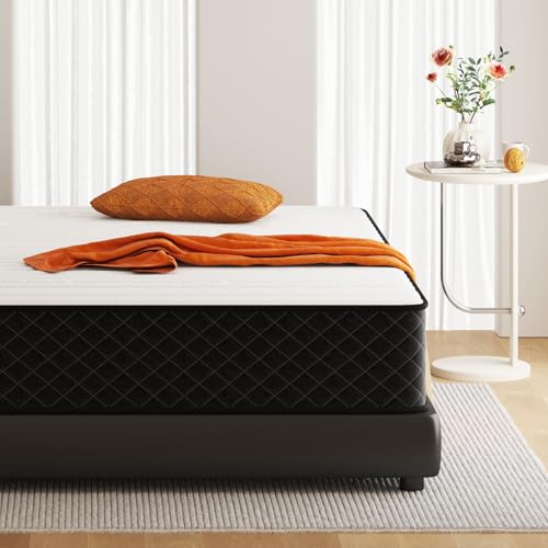 Image of Swbvs Full Mattress 12 Inch, Hybrid Mattress with Cooling Memory Foam & Pocket Springs, Medium Firm Mattress in a Box for Back Pain Relief, Breathable Pressure-Relief Full Size Bed Mattress