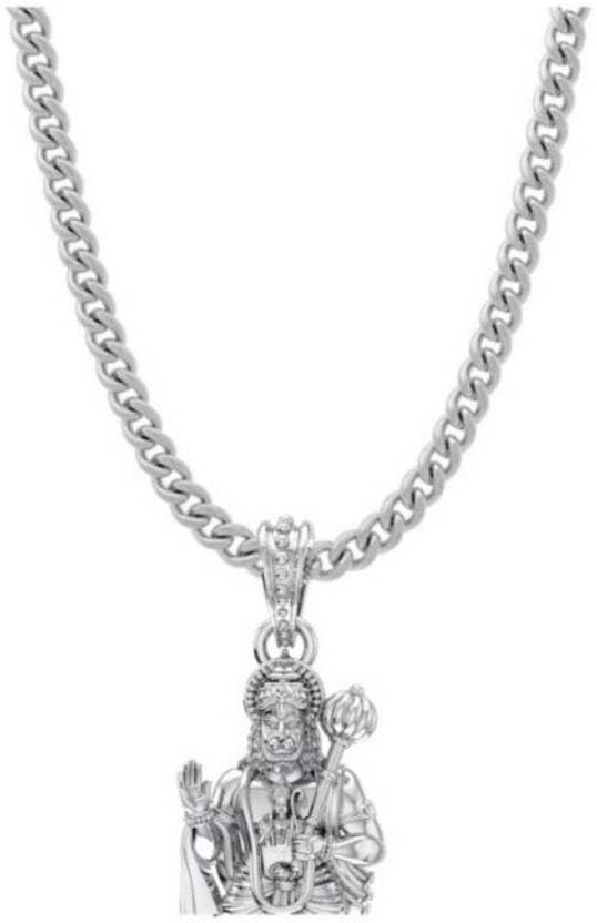 Pendentif Hanuman argent sterling 925 avec chaîne, le cadeau symbolique idéal à offrir