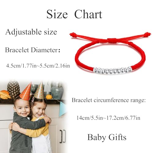 Amulet for Children Red Bracelet for baby Birthday Gifts for grandsons and granddaughters3