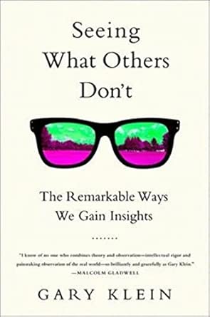 Seeing What Others Don't: The Remarkable Ways We Gain Insights book cover
