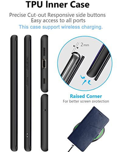 SHIEID Wallet Phone Case Motorola Moto G84, Motorola Moto G84 Case Wallet Faux Leather (Feather capacitor pen) - Image 4