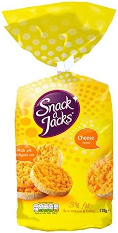 Snack A Jacks Jumbo Cheese 120G