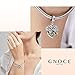GNOCE Unconditional Love Custom Photo Charm Pendant Sterling Silver Personalized Charm Fit Bracelet/Necklace Mother's Day Gift