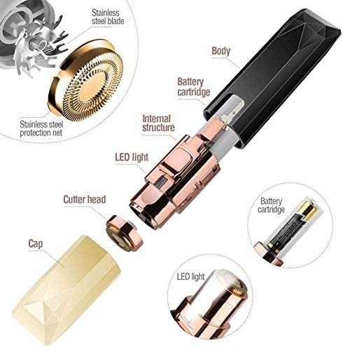 Riseds Razor For Women, 3 In 1 Womens Shaver For Pubic Hair Wet & Dry Bikini Trimmer For Legs Underarms And Bikini Line Painless Lady Hair Removal With Comb Attachment #TOP1