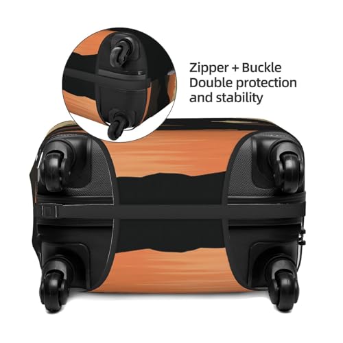 Travel Luggage Cover Anti-Scratch Suitcase Cover Protector Elastic Thicken Luggage Protector Washable Baggage Covers Karate Suitcase Sleeve Fit 18-32 Inch Luggage X-Large4