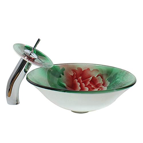 Bassin de salle de bain au-dessus du plan avec paquet lavabo Y4