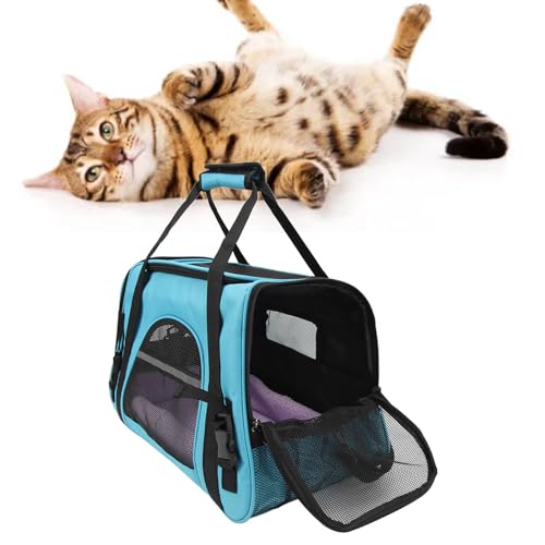 Bolsa de viaje plegable para perros con correa ajustable para mayor comodidad 4