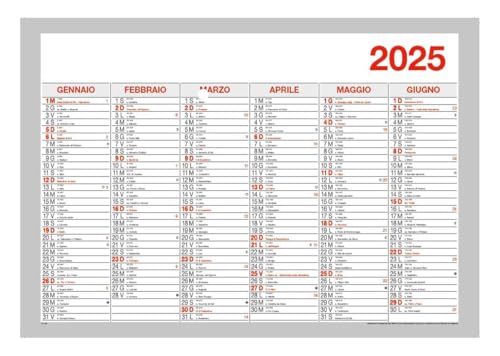 Tabella Semestrale Cangini Filippi 2025 cm. 48x33