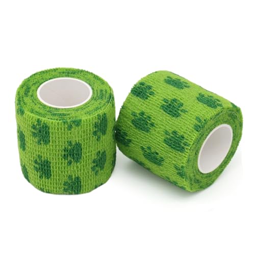 Bandage pour animaux de compagnie – Respirant et imperméable – Bandage de premiers secours pour chiens et chats – Bandage robuste avec design auto-adhésif et anti-adhésif