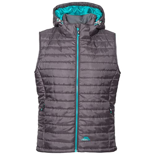 Chaqueta padded Trespass Aretha para mujer abrigo acolchado con capucha extraíble color negro