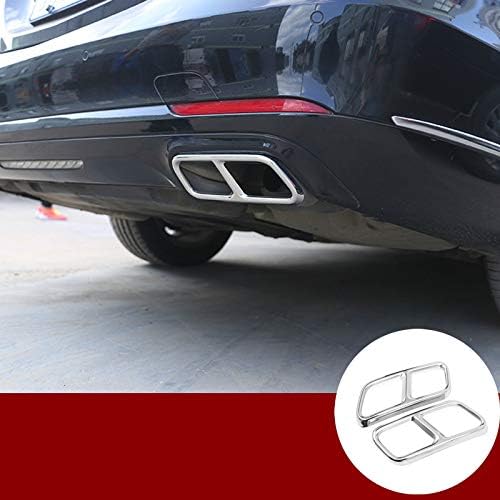 Miniatura 2 de Silenciador de escape trasero Tubo de cola Cubierta de ajuste 2 piezas para Mercedes-Benz Clase S W221 W222 2010-2017