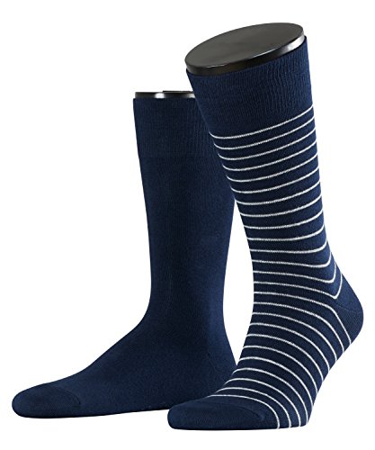 ESPRIT Fine Stripe Doppelpack Calze (Pacco da 2)
