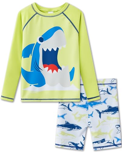 Image of UMELOK Boys' Rash Guard Swim Set