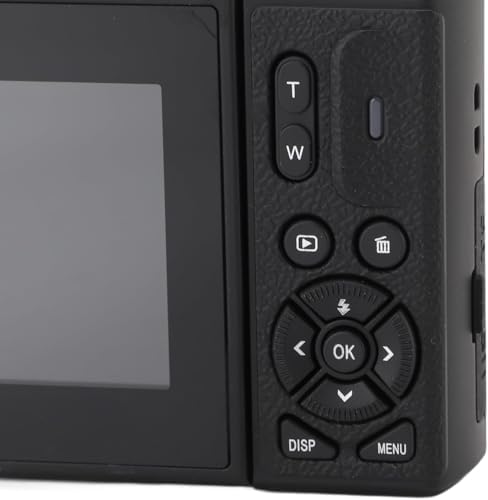 Çeşithane 75MP HD Retro Dijital Kamera – 18X Dijital Zoom, 3” Ekran, Autofocus, Gülümseme Algılama, Hafif & Taşınabilir Seyahat Fotoğraf Makinesi (Black) - Görsel 6