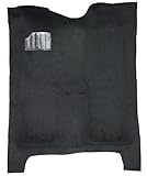 Auto Carpet Floor Liner - Passenger Area - Molded Cutpile - fits 1978-1987 Chevrolet El Camino (Black)