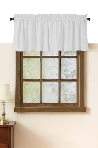 Native Fab Set of 2 Valance Curtains for Windows 54"x18"