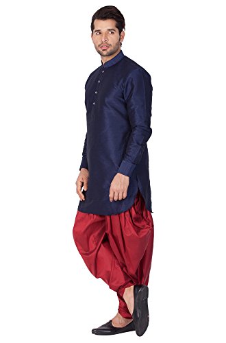Image of VM Men's Silk Blend Kurta Pyjama Set