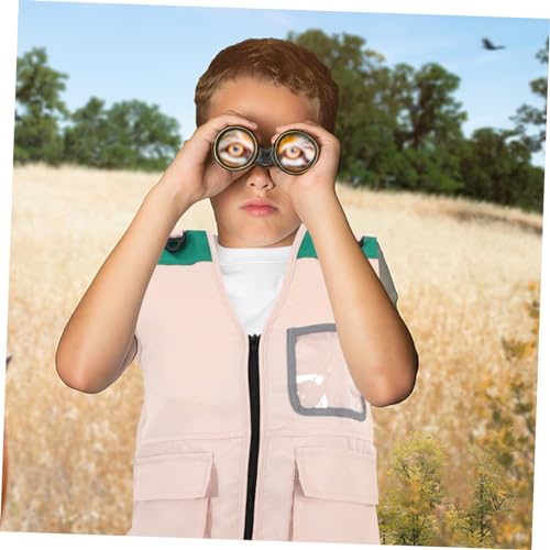 2pcs Explorer Vest Adventure Cosplay Outfit for Boys Outdoor Clothes with Pockets for Role Play Insect Catching and Exploration Activities3