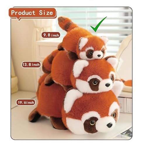Image of ADORA Cute Flippable Plush Panda to Raccoon Reversible Soft Toy 30 cm | 2-in-1 Flip Stuffed Animal | Ultra Soft Plush Toy for Kids & Adults, Hugging & Home Decor Plush (White & Orange)
