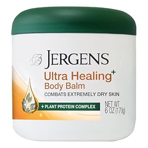 Jergens-Ultra-Healing-Body-Balm-for-Dry-Skin-for-Extra-Dry-Skin-Relief-6-Ounces-Formulated-with-Vitamins-C-E-and-B5-plus-Plant-Protein-Complex Jergens Ultra Healing Body Balm for Dry Skin, for Extra Dry Skin Relief, 6 Ounces, Formulated with Vitamins C, E and B5 plus Plant Protein Complex