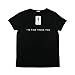 YITAN Women Funny Summer Cute Funny T Shirts Short Sleeve Cotton Top Graphic Tees Black Medium