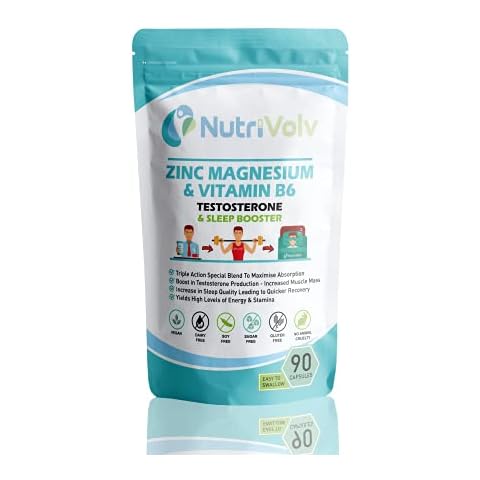 Zinc Magnesium & Vitamin B6 Supplement for Sleep and Energy Cover