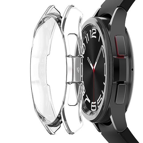 araree Nukin - Custodia protettiva per Samsung Galaxy Watch 6 Classic da 43 mm, trasparente in policarbonato rigido sottile, resistente ai graffi, progettata per Samsung Galaxy Watch 6 Classic 43 mm