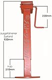 3000 kg Tragfähigkeit Simol Kurbelstütze grundiert 3000 kg