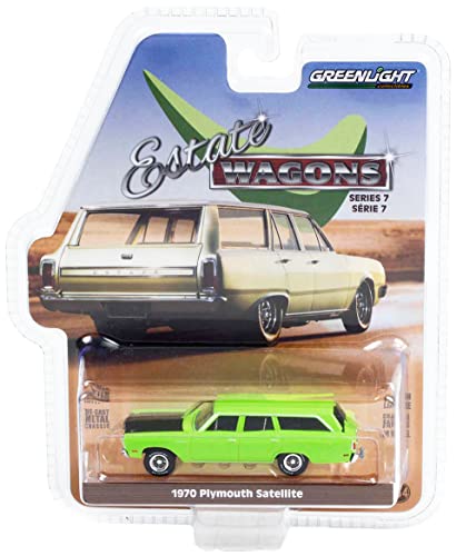 Modelo a escala 1:64 Plymouth Satellite 1970 Greenlight miniatura 1