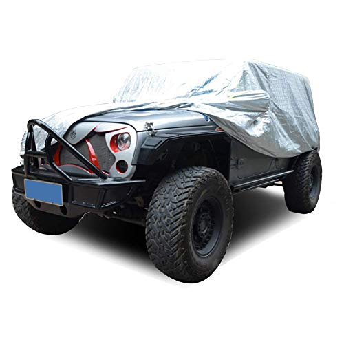 AL4X4 Outdoor Car Cover Custom All Weather Prevention Car Cover for Jeep Wrangler