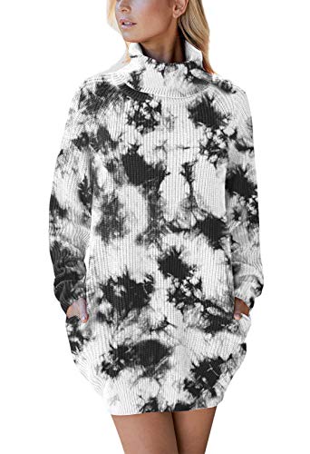 Viottiset lange, grofgebreide oversized coltrui voor dames - Image 4