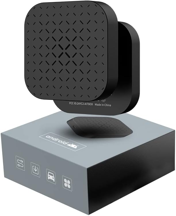 CarlinKit AI Box Basic, Wireless CarPlay Adapter, Wireless Android Auto Adapter, 3 in 1 CarPlay
