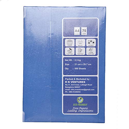 Image of Cubic Multipurpose White Copier Paper 75 GSM - A4 | 500 Papers per Ream | 1 Ream