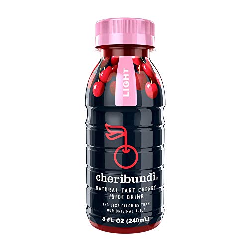 Cheribundi LIGHT Tart Cherry Juice – 40 Tart Cherries and 80 Calories Per