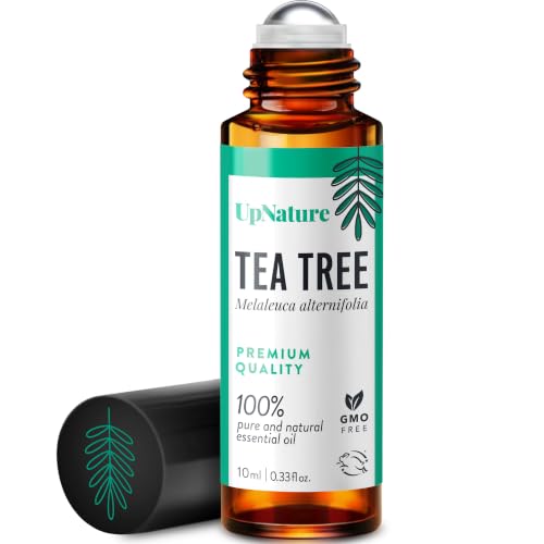 Image of UpNature Tea Tree Oil Roll On - Tea Tree Essential Oil Roller Ball for Skin
