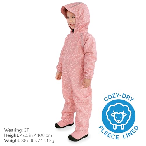 JAN & JUL Waterproof Fleece Lined Snow Suit, Coveralls for Toddlers and Kids2